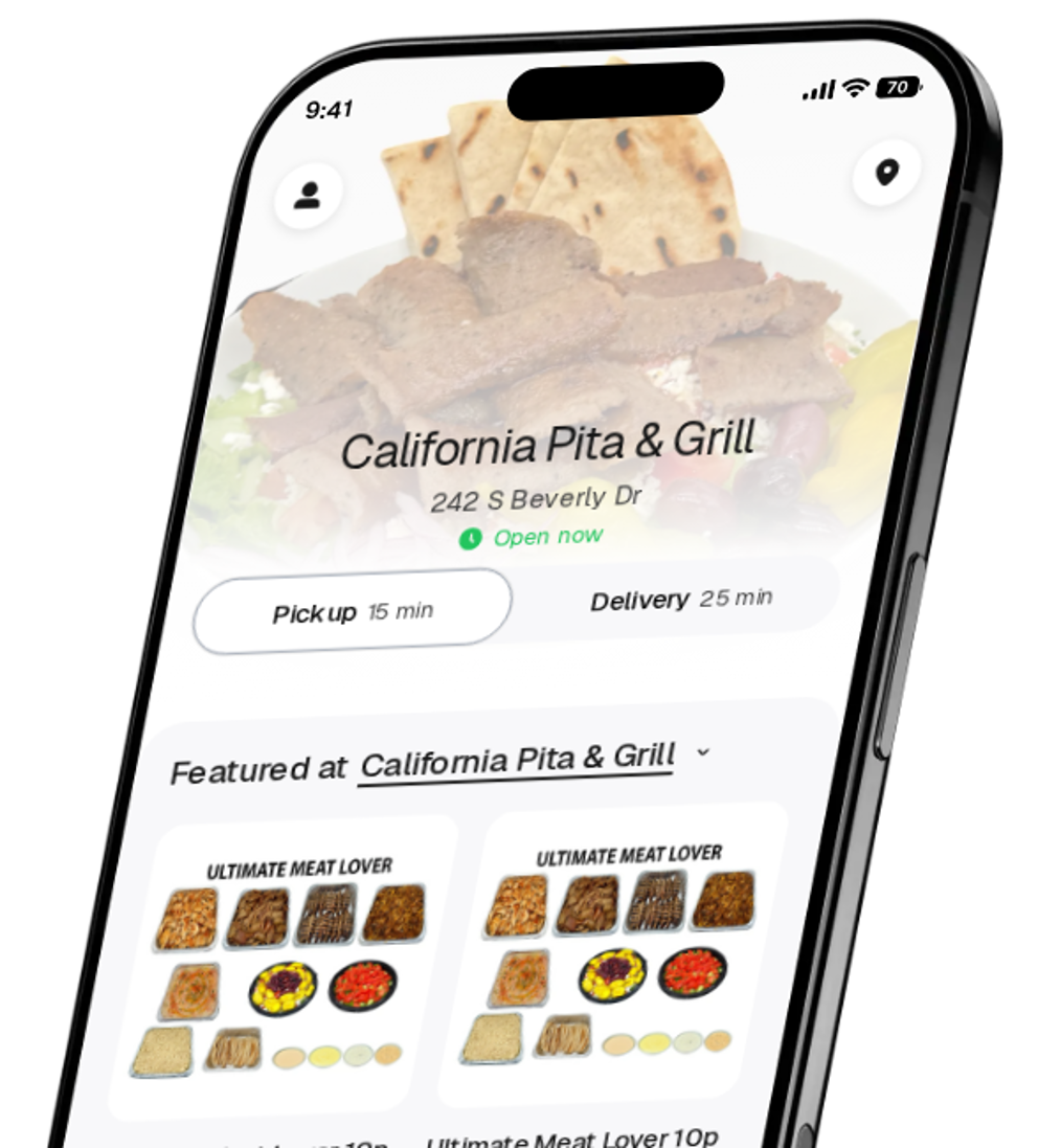 California Pita & Grill app preview